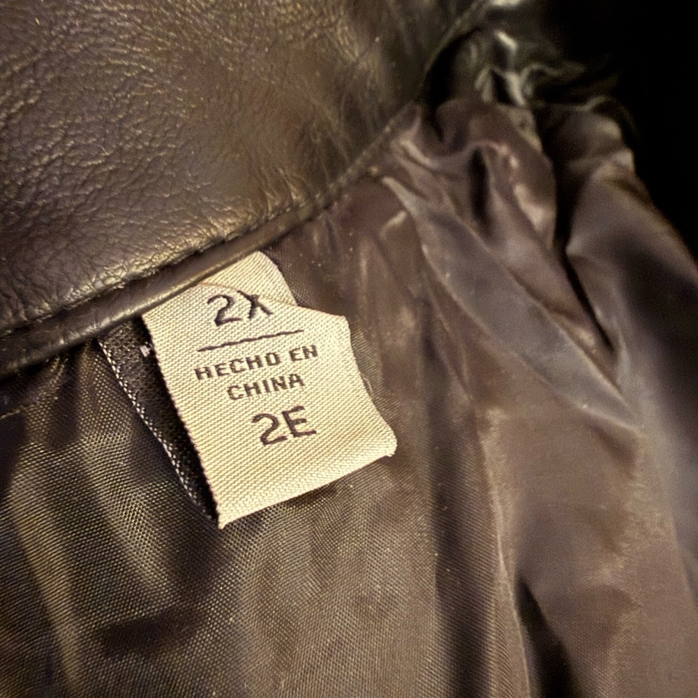 Levi's Levi Strauss & Company Faux Leather Motorcycle Jacket NEW 2X/XXL - Picture 12 of 16
